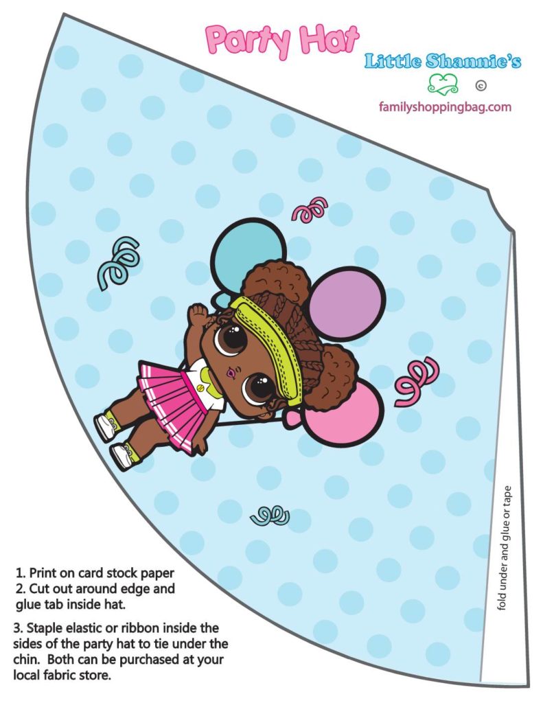 Lol Surprise Party Hat   pdf