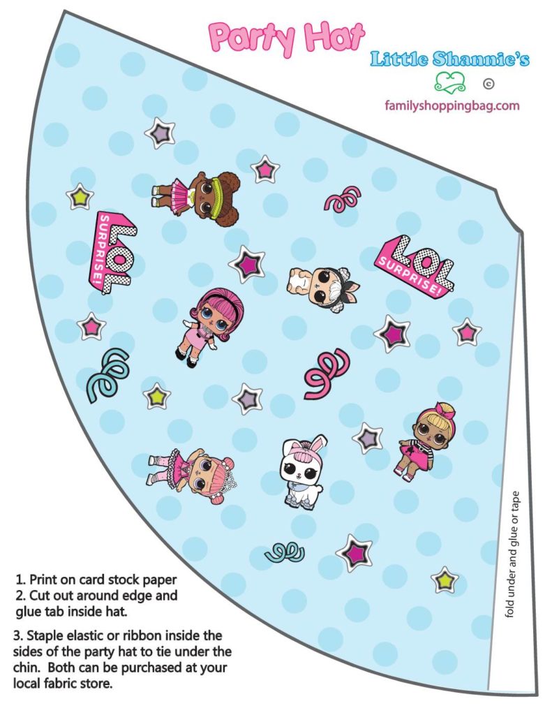Lol Surprise Party Hat   pdf