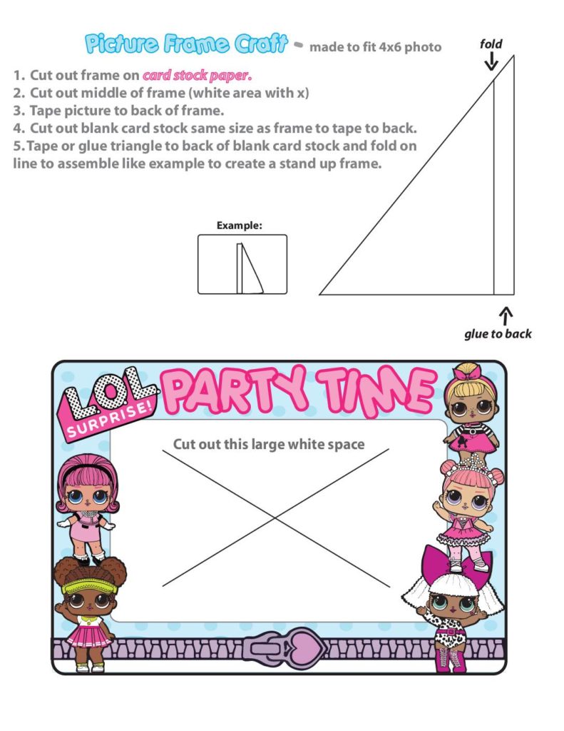 Lol Surprise Picture Frame  pdf