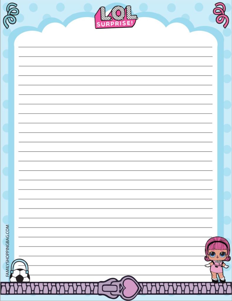Lol Surprise Stationery  pdf