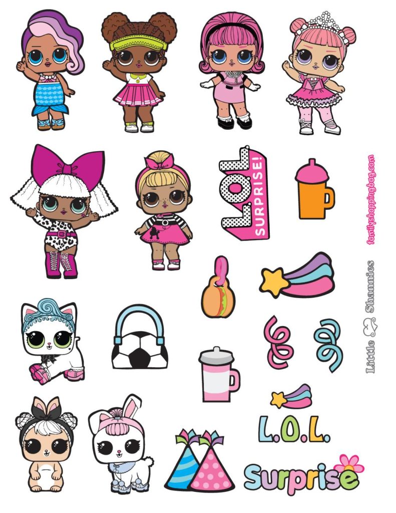 Lol Surprise Stickers  pdf