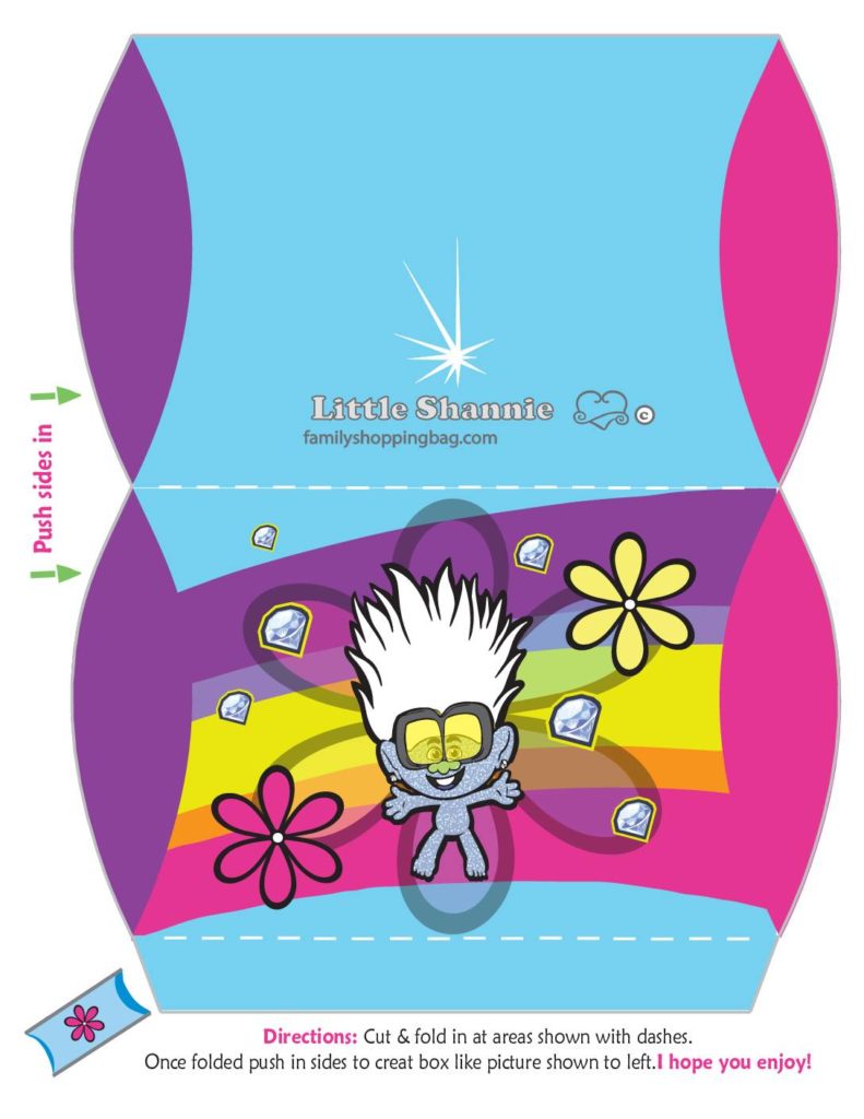 Medium Favor Box  Trolls  pdf