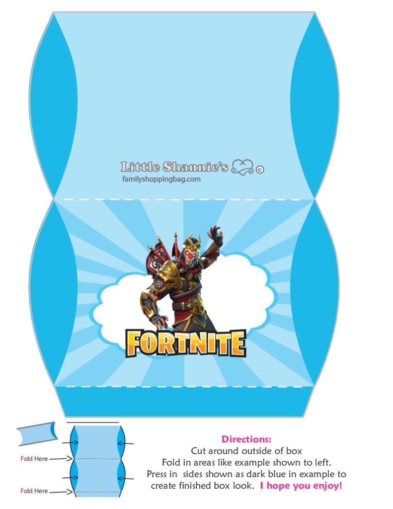 Medium Favor Box Fortnite  pdf