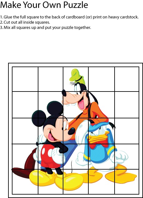 Mickey Friends Puzzle