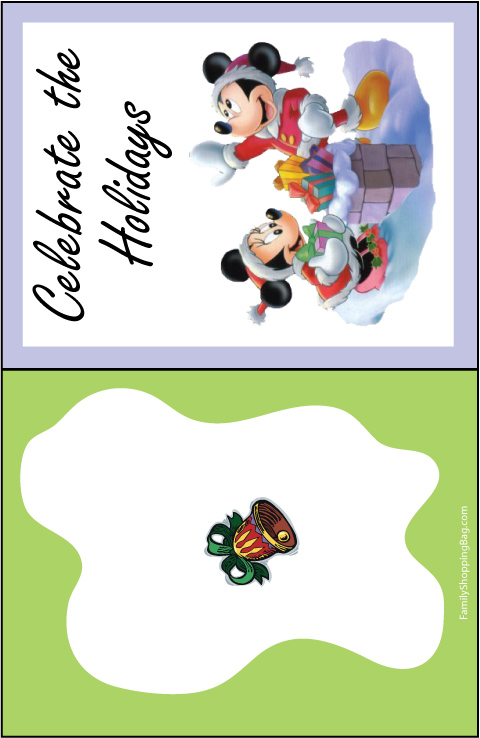 Mickey and Minnie Christmas Card 2