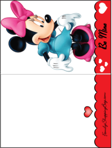 Mini Card Mickey Valentine