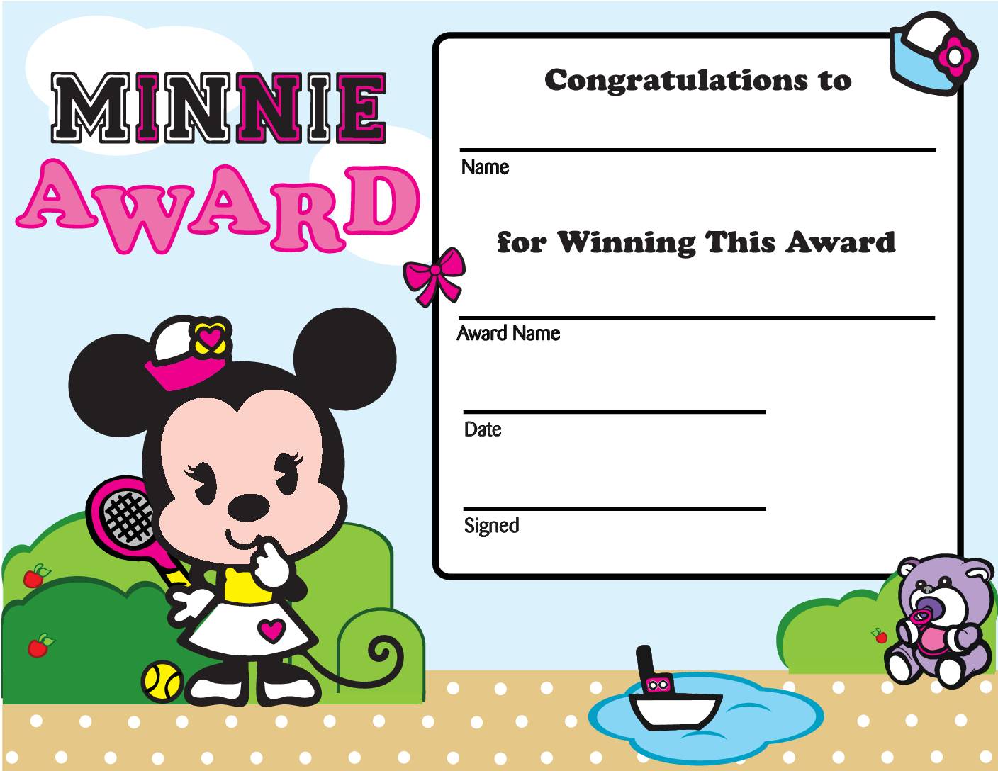 Minnie Mouse Awards