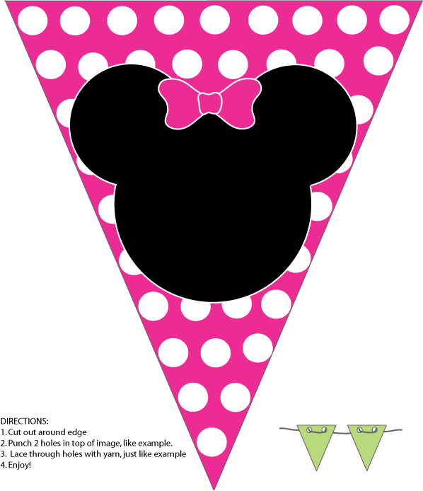 Minnie Wall Banner Party Decorations
