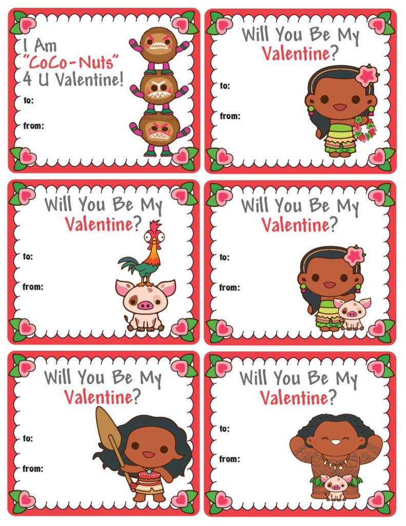 Moana Valentines  pdf