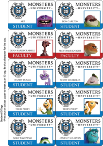 Monster Tag Stickers