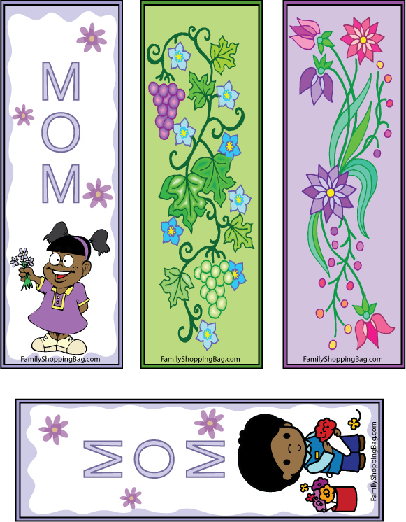 Mother's Day African Bookmarks