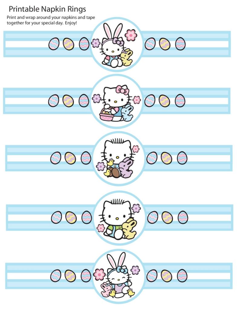 Napking Rings Easter  pdf