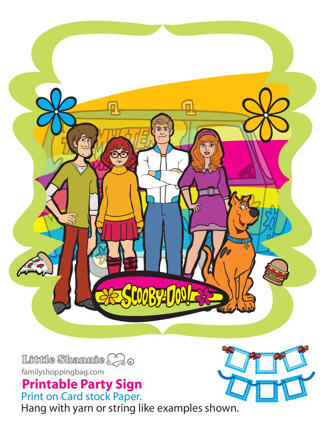 Party Banner Left Side Scooby Doo  pdf