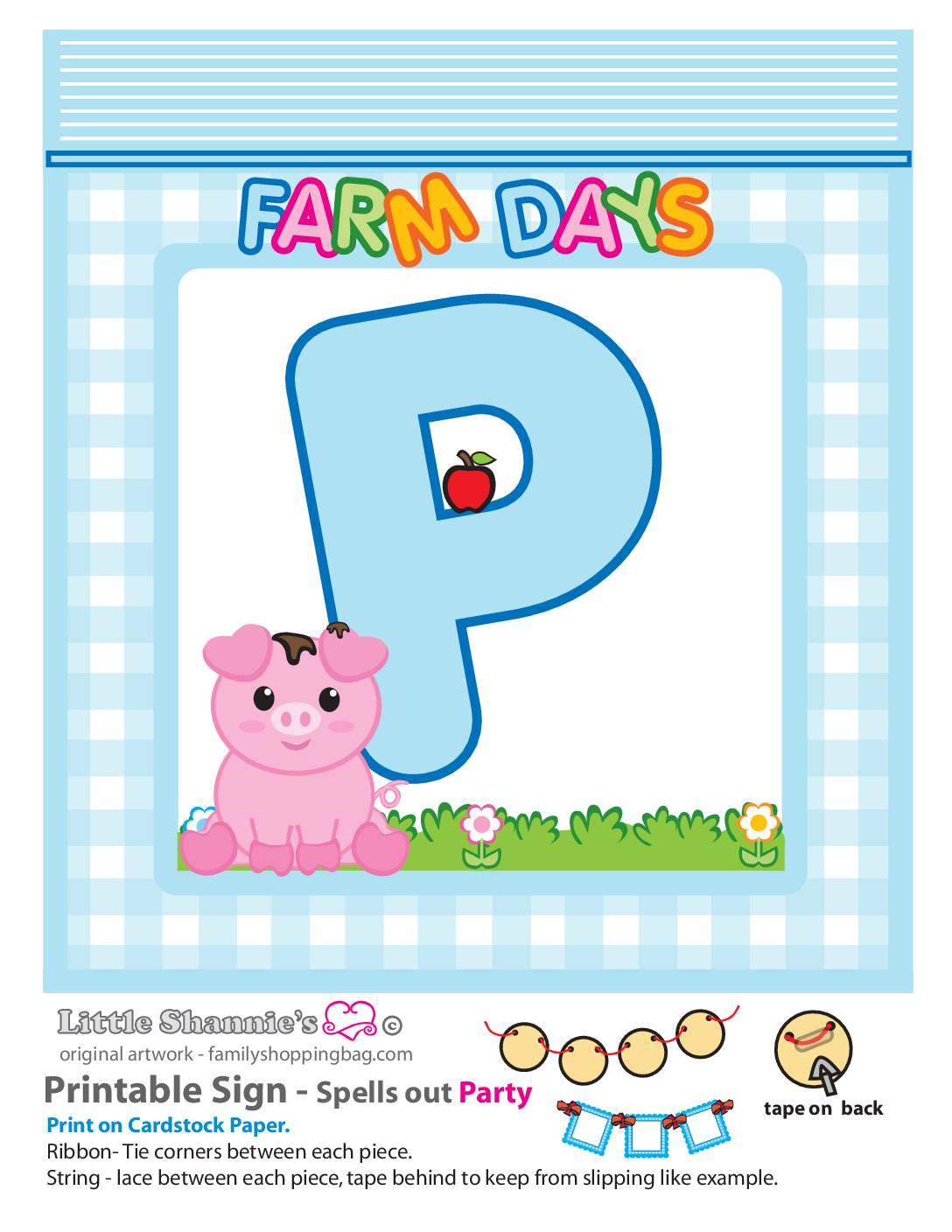 Party Banner P Farm Party Banners