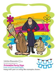 Party Banner Right Side Scooby Doo  pdf