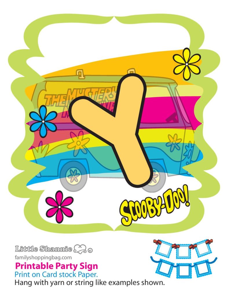 Party Banner Y Scooby Doo  pdf