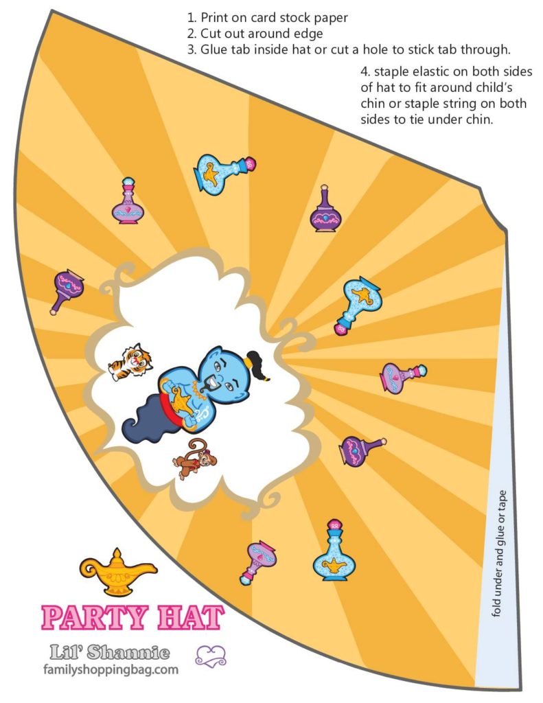 Party Hat  Aladdin  pdf