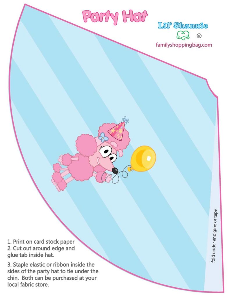 Party Hat  Bluey  pdf