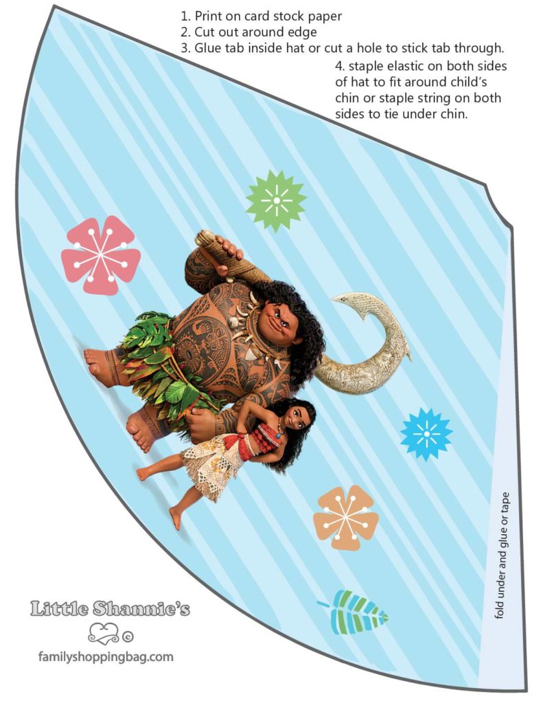 Party Hat  Moana  pdf