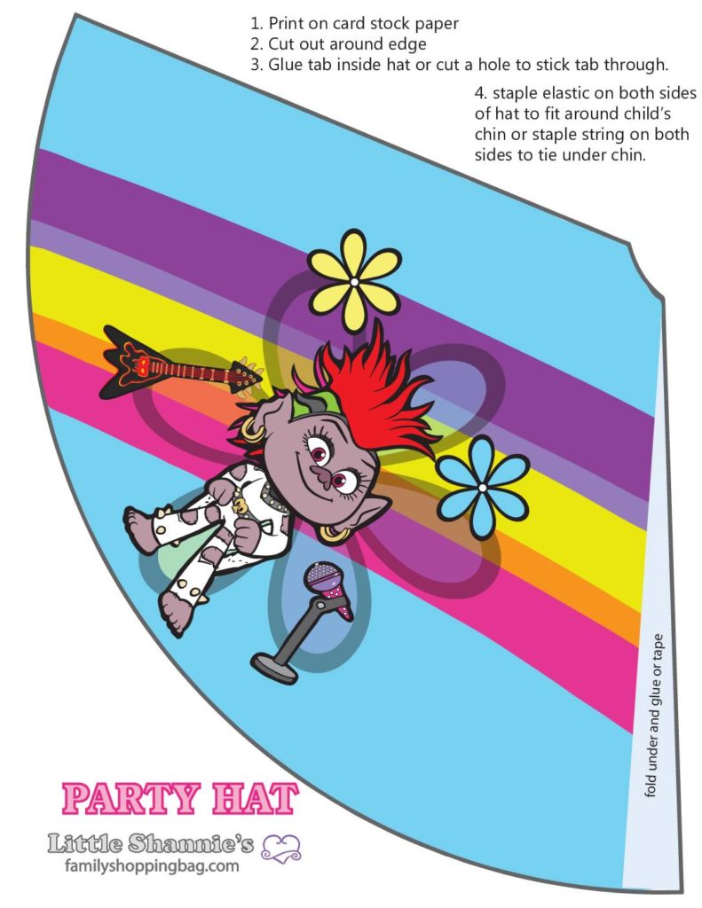 Party Hat  Trolls  pdf