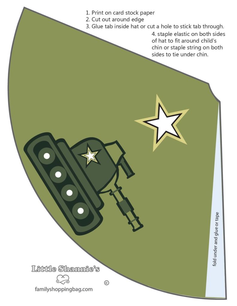 Party Hat  army  pdf