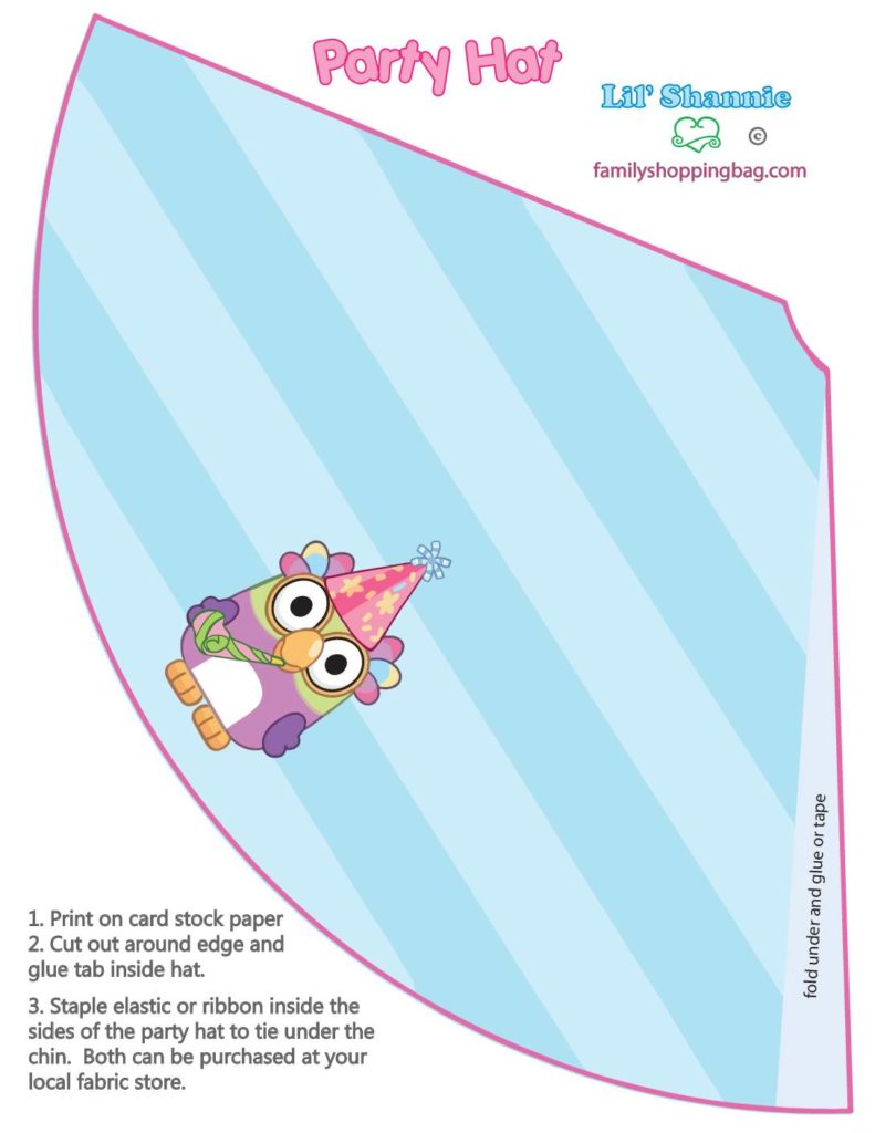 Party Hat  Bluey  pdf