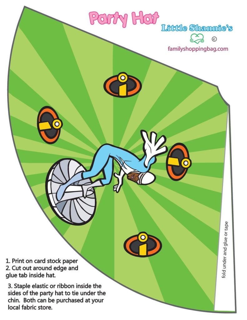Party Hat  Incredibles  pdf