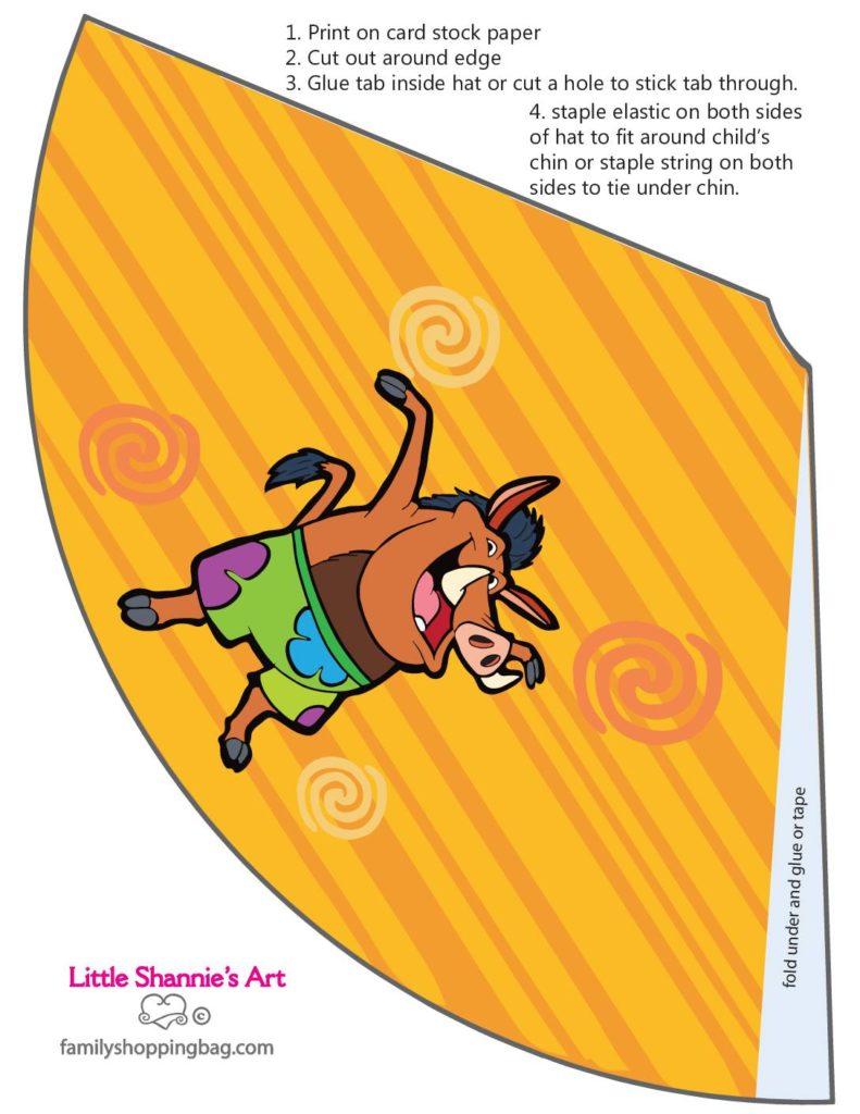 Party Hat  Lion King  pdf