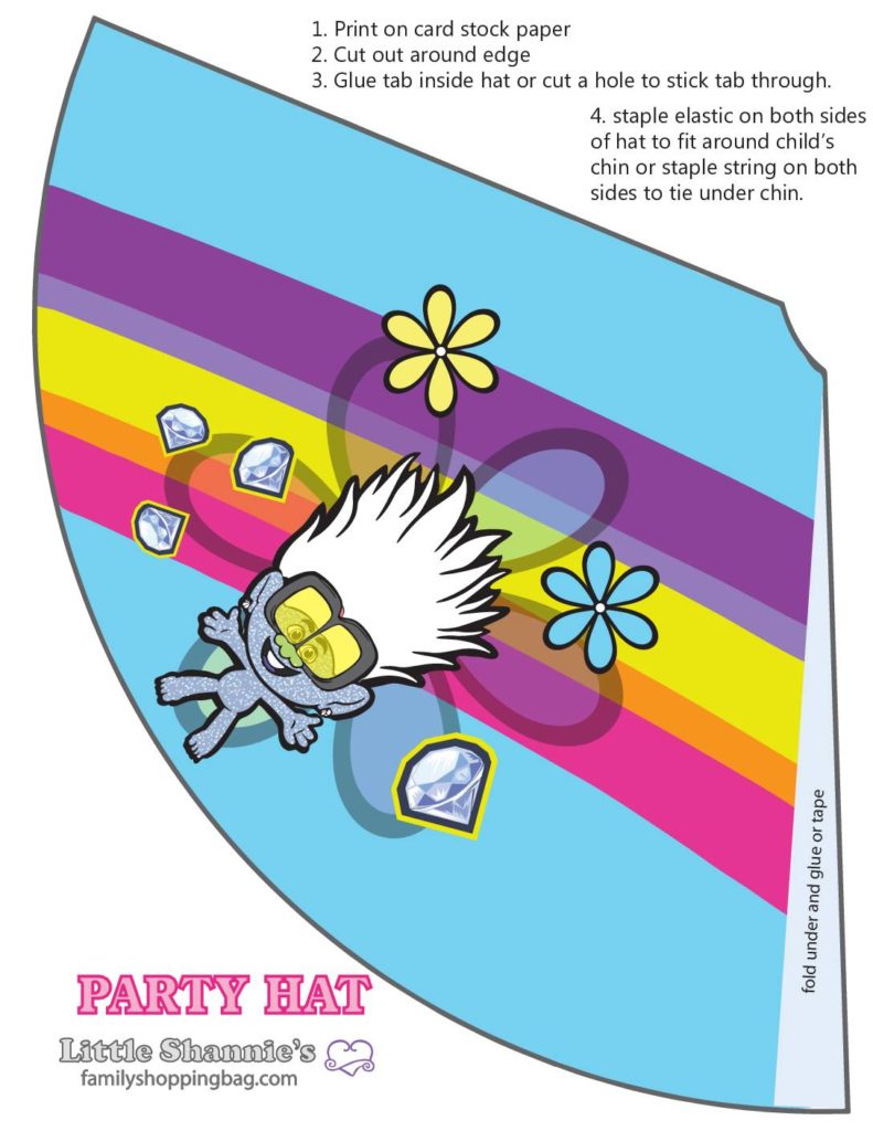 Party Hat  Trolls  pdf