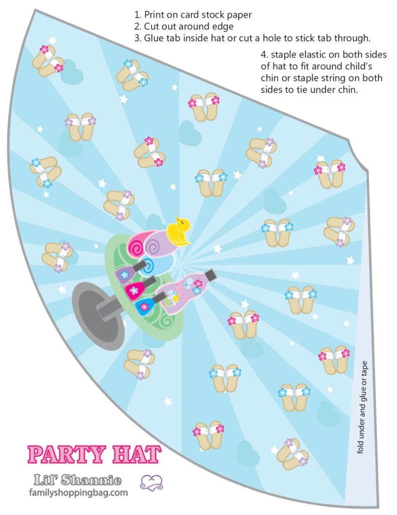 Party Hat  Moms Spa Day  pdf