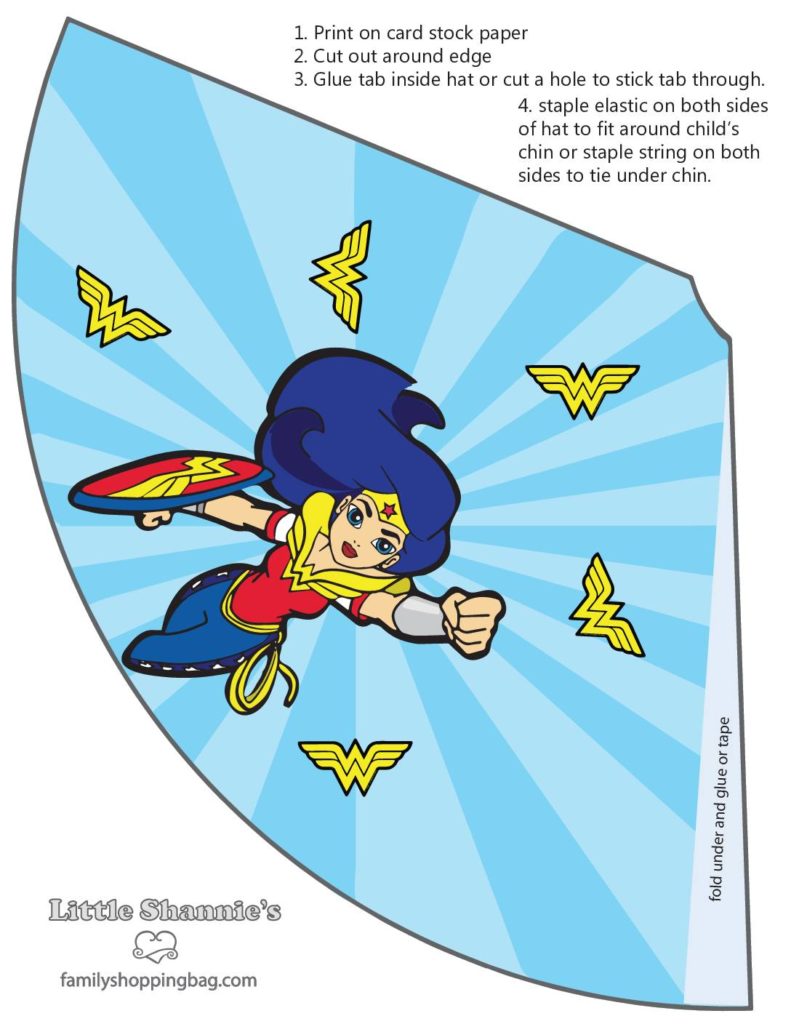 Party Hat DC Super Stickers  pdf