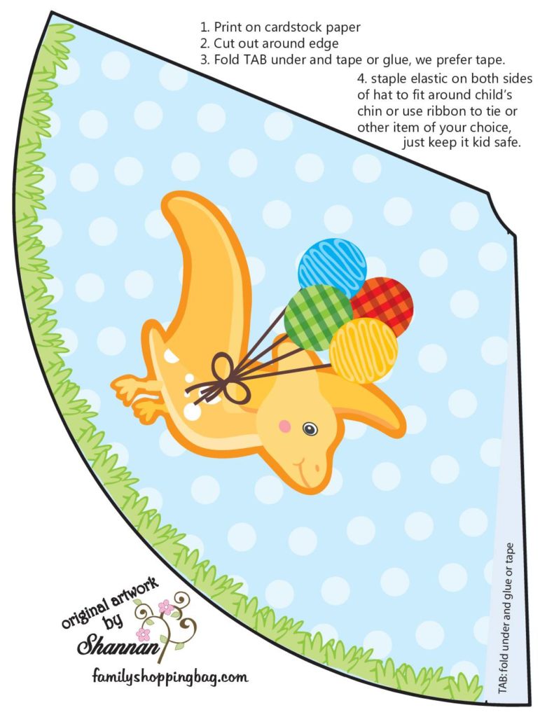 Party Hat Dinosaur  pdf