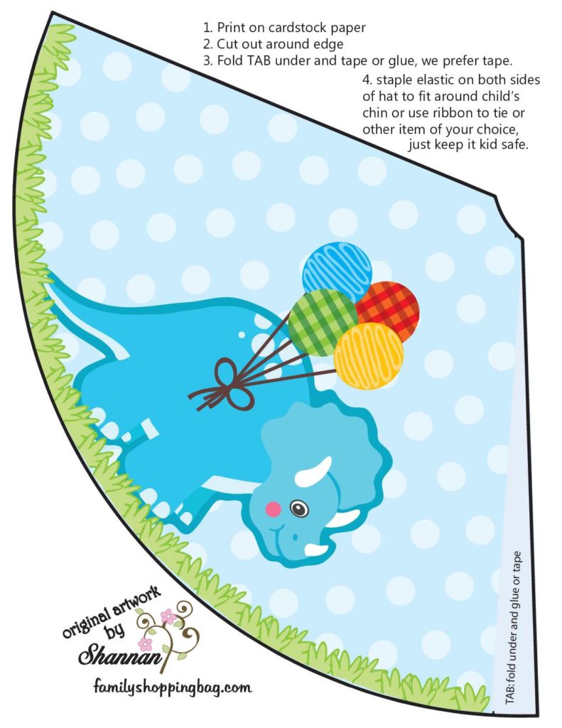 Party Hat Dinosaur  pdf