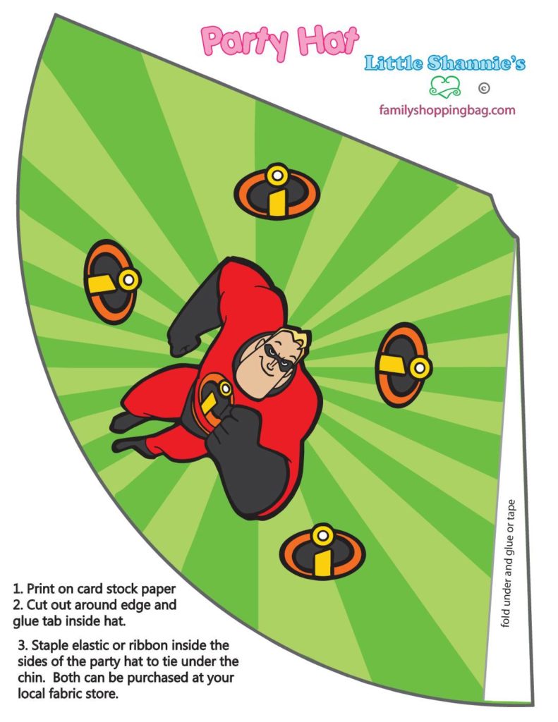 Party Hat Incredibles  pdf