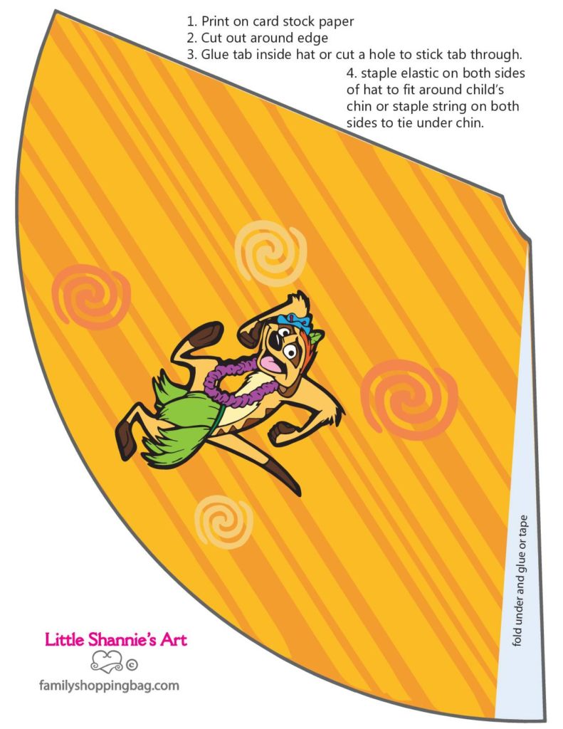 Party Hat Lion King  pdf