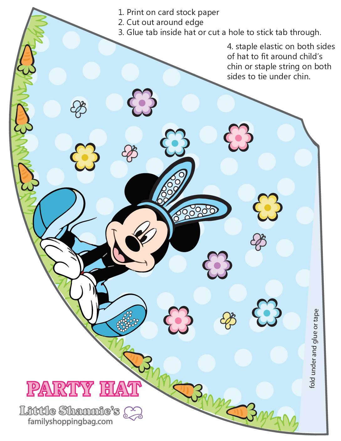 Party Hat Mickey Mouse Easter  pdf