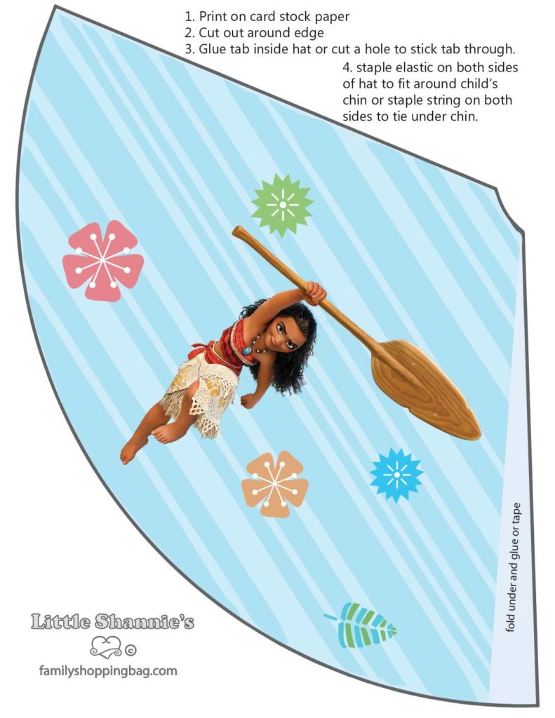 Party Hat Moana  pdf