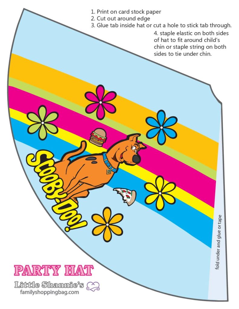 Party Hat Scooby Doo  pdf