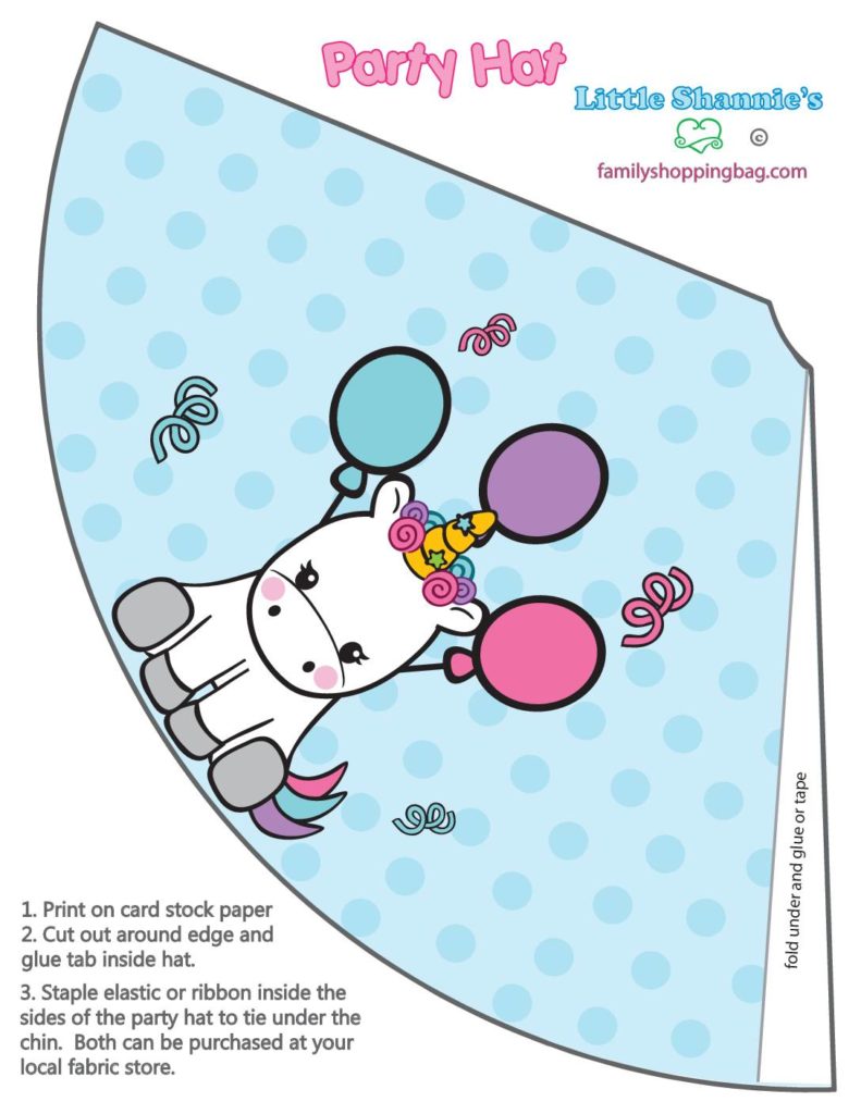 Party Hat Unicorn  pdf