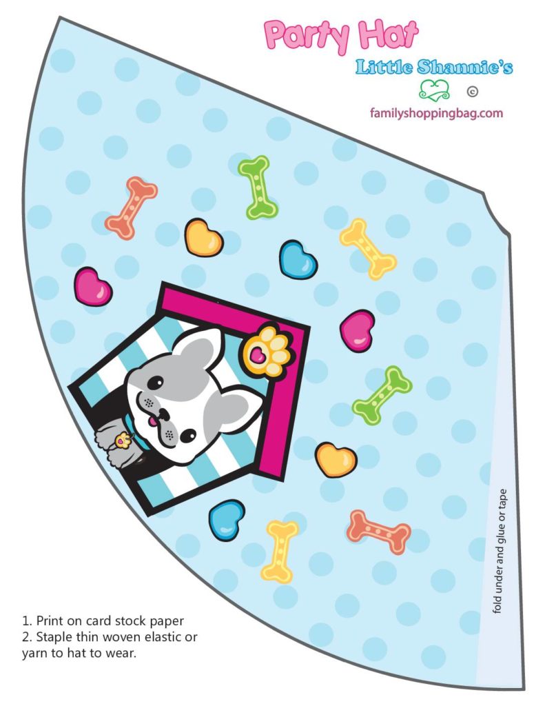 Party Hat Valentine Pups and Kittens  pdf