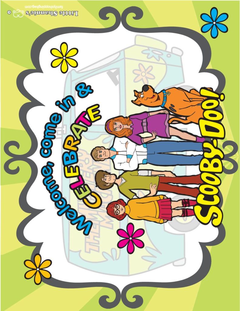Party Sign  Scooby Doo  pdf