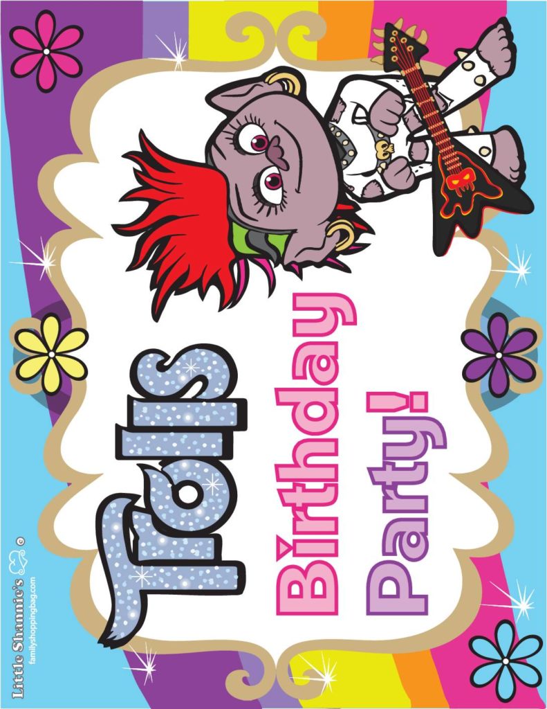 Party Sign  Trolls  pdf