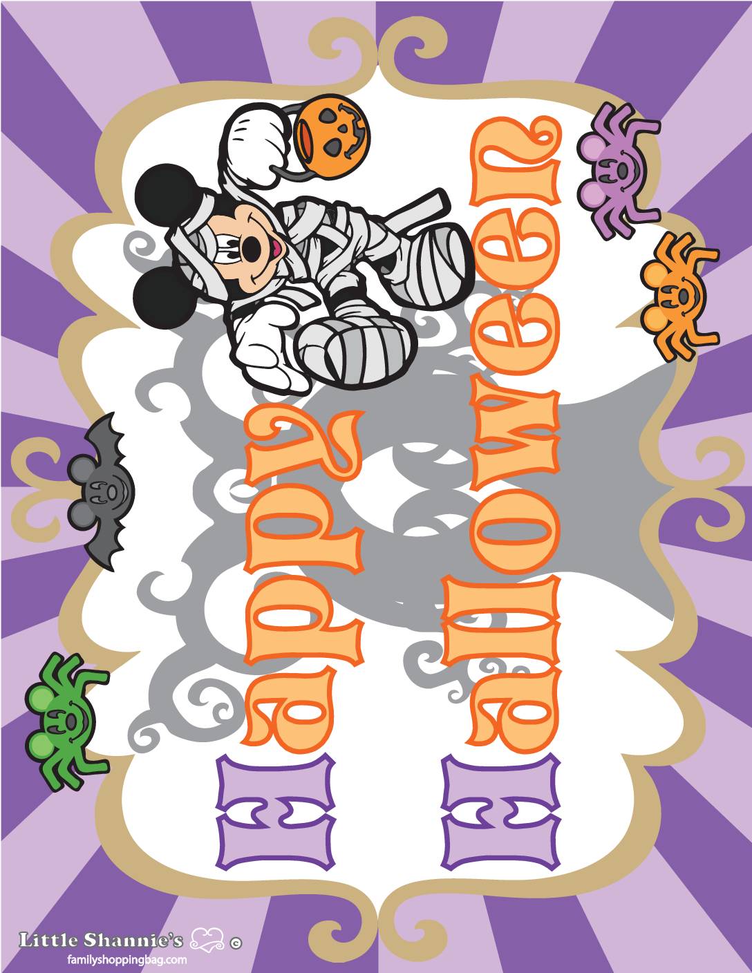 Party Sign Mickey Halloween  pdf