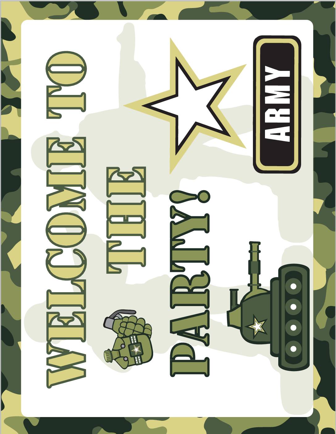 Party Sign army  pdf