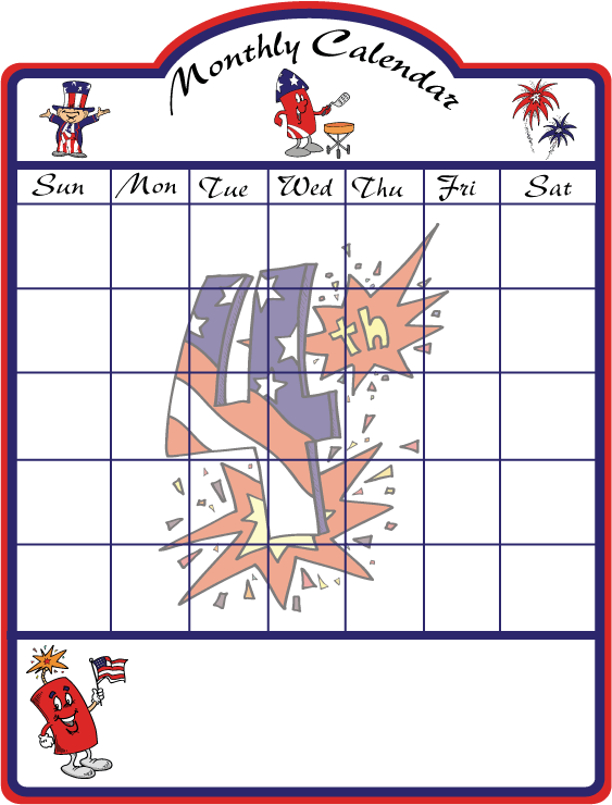 Patriotic Calednar Calendars