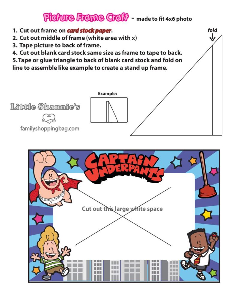 Picture Frame Captain Underpants  pdf