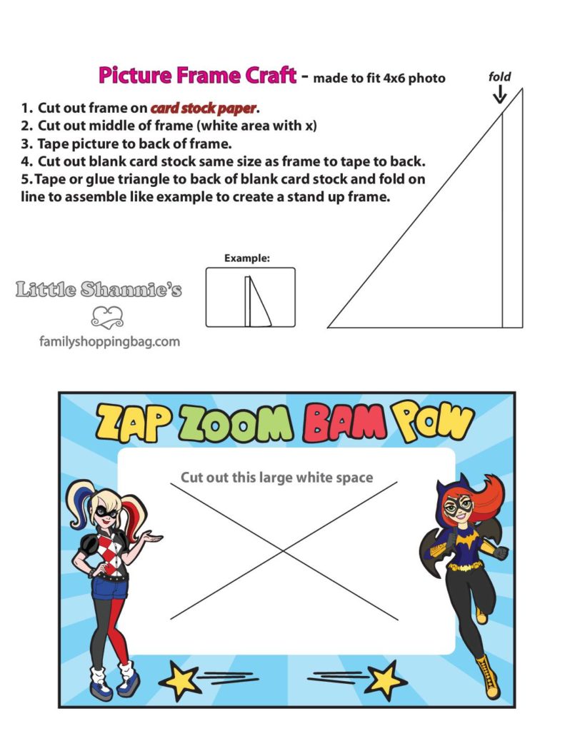 Picture Frame DC Super Stickers  pdf