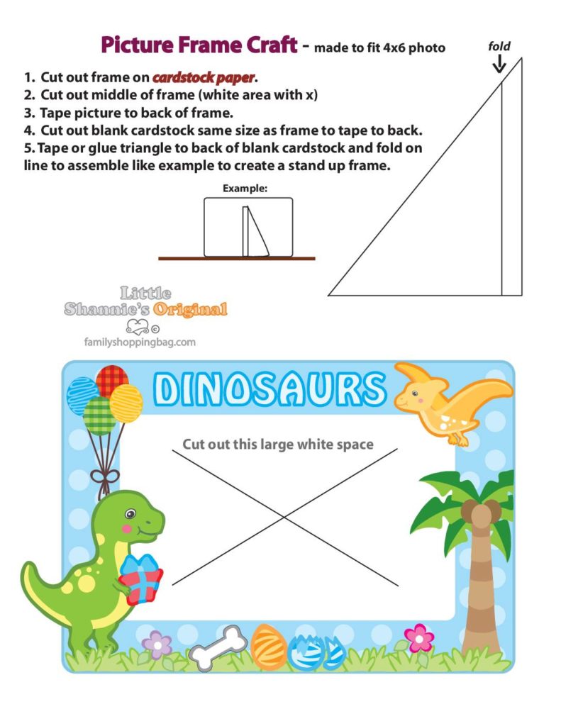 Picture Frame Dinosaur  pdf
