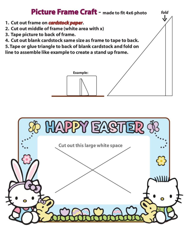 Picture Frame Easter  pdf