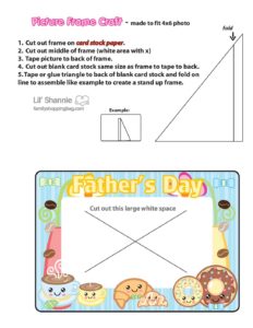 Picture Frame Fathers Breakfast  pdf